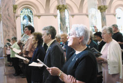 The Church of the Immaculate Conception was filled to near capacity for the special Oct. 21 liturgy marking the church’s 100th anniversary. (Submitted photo) 