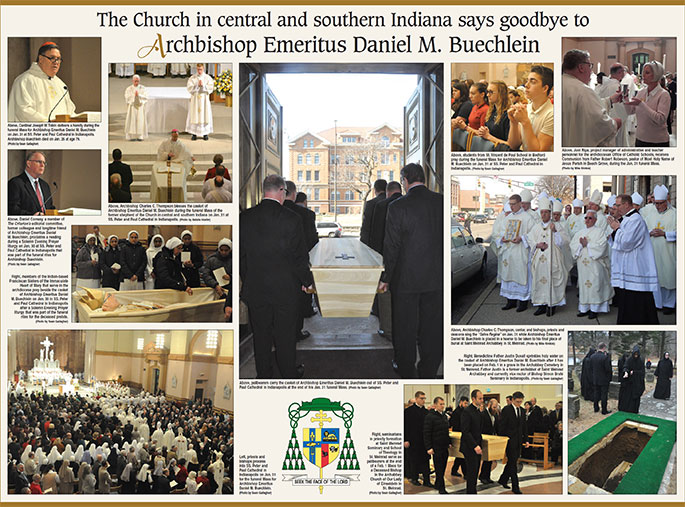 Photos: The Church in central and southern Indiana says goodbye to Archbishop Emeritus Daniel M. Buechlein